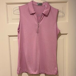 Callaway Sleeveless Zip top